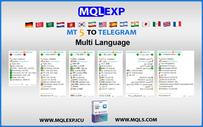 MT5 To Telegram Signal Provider – Real-Time Trade Alerts & Smart Reporting | MQLEXP