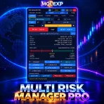Multi Risk Manager Pro by MQLEXP — trading panel and product cover