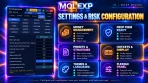 Multi Risk Manager Pro settings panel for money management, risk limits, themes and hotkeys