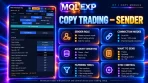 Multi Risk Manager Pro trade copier sender settings with account filters and connection controls